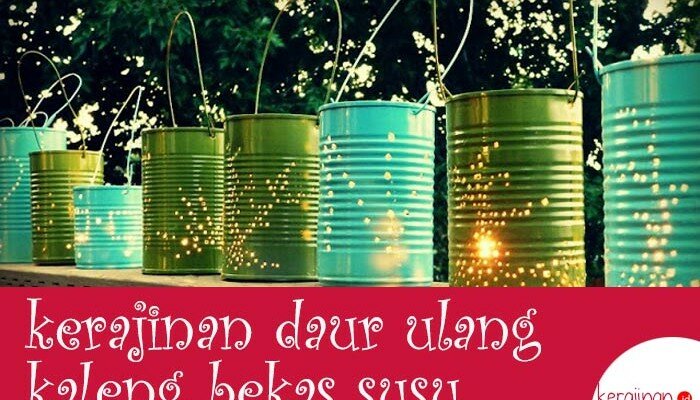 kerajinan daur ulang kaleng bekas